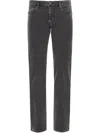 Emporio Armani Denim Cotton Jeans In Grey