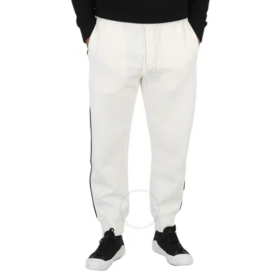 Emporio Armani Men's Double Jersey Side Band Trouser In White