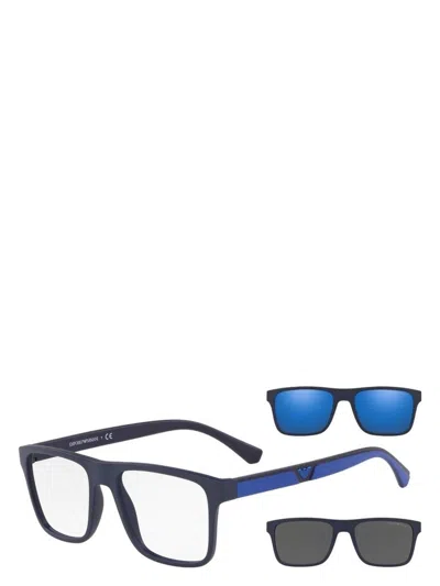 Emporio Armani Men's  Ea4115 57591w Sunglasses In Blue