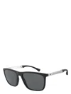 Emporio Armani Men's  Ea4150 506387 Sunglasses In Black