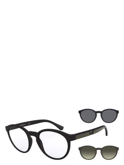 Emporio Armani Men's  Ea4152 50421w Sunglasses In Black Matte