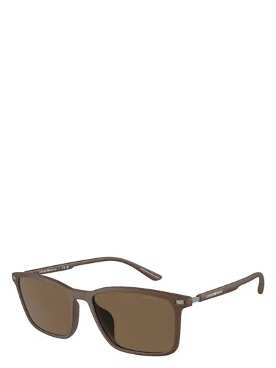 Emporio Armani Men's  Ea4223u 610573 Sunglasses In Brown