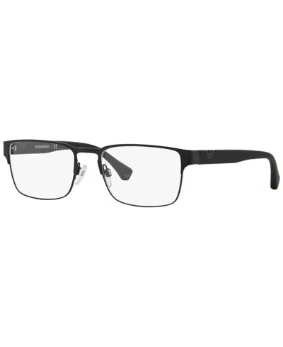 Emporio Armani Men's Eyeglasses, Ea1027 In Matte Black