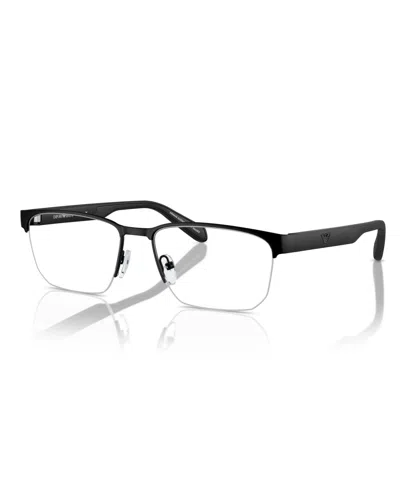 Emporio Armani Men's Eyeglasses, Ea1162 In Matte Black