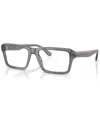 Emporio Armani Men's Eyeglasses, Ea3206 In Shiny Transparent Gray