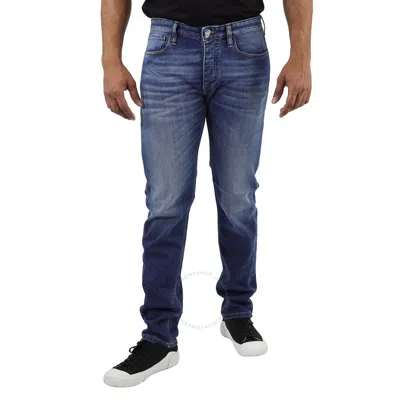 Emporio Armani Men's J75 Slim-fit Denim Jeans In Blue