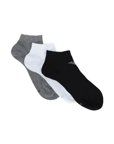 Emporio Armani Men's Knit Sneaker S Man Socks & Hosiery Black Size S/m Cotton, Polyamide, Elastane