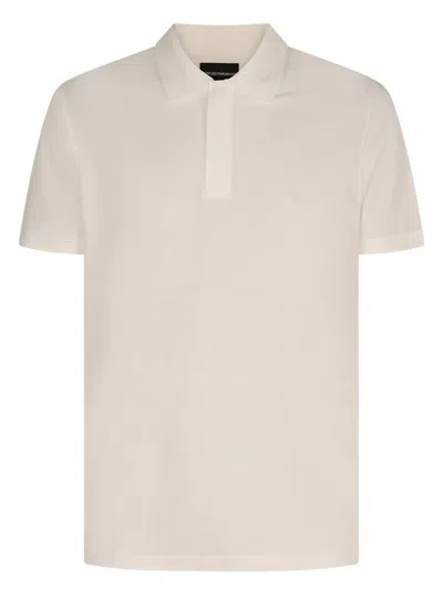 EMPORIO ARMANI MEN'S KNITTED COTTON POLO SHIRT
