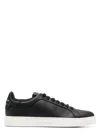 Emporio Armani Logo Pattern Low-cut Shoes In Black