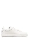 Emporio Armani White Trainers With Textured Upper And Rubber Sole In White