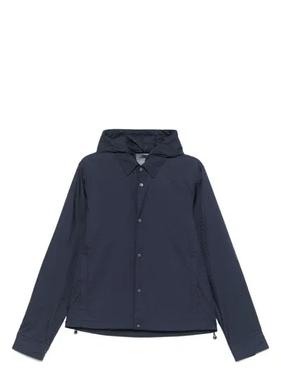 EMPORIO ARMANI MEN'S LIGHTWEIGHT NYLON HOODED JACKET
