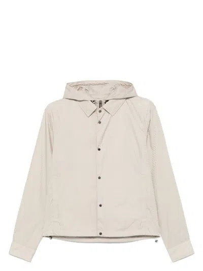 EMPORIO ARMANI MEN'S LIGHTWEIGHT NYLON HOODED JACKET