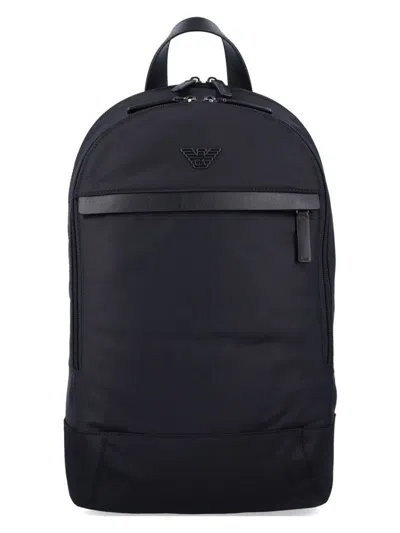 Emporio Armani Men's Logo Backpack