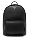 Emporio Armani Men's Logo Backpack In Black