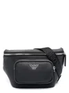 Emporio Armani Men's Logo Belt Bag In Black