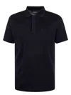Emporio Armani Polo Blu Navy Basic In Blue
