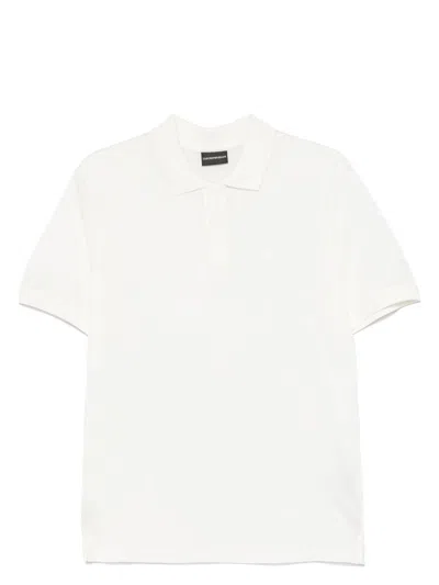 EMPORIO ARMANI MEN'S LOGO COTTON POLO SHIRT