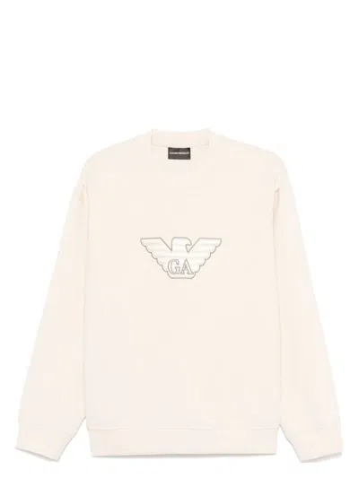 EMPORIO ARMANI MEN'S LOGO COTTON SWEATSHIRT