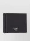 Emporio Armani Men's Logo Embossed Wallet In Black