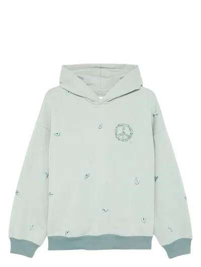 EMPORIO ARMANI MEN'S LOGO ORGANIC COTTON HOODIE