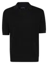 Emporio Armani Men's Lyocell Pullover Sweater In Blue