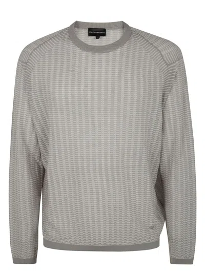 EMPORIO ARMANI MEN'S LYOCELL PULLOVER SWEATER