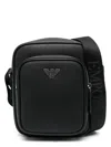 Emporio Armani Men's Messenger Bag In Black