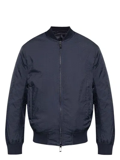 EMPORIO ARMANI MEN'S NYLON BOMBER JACKET