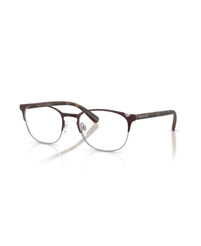 Emporio Armani Men's Oval Eyeglasses, Ea1059 In Brown