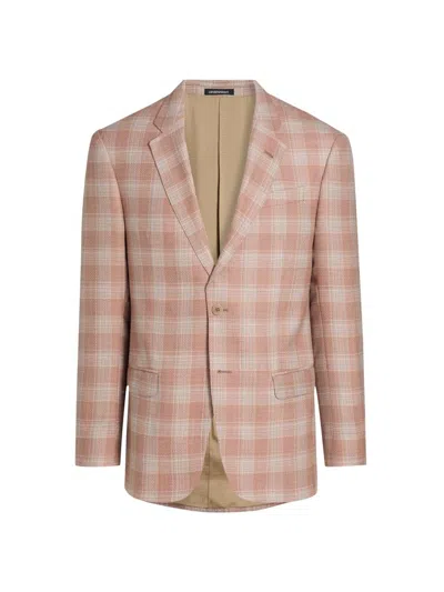 Emporio Armani Men's Plaid Wool Sports Jacket In Multi