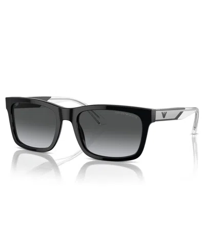 EMPORIO ARMANI MEN'S POLARIZED SUNGLASSES, EA4224