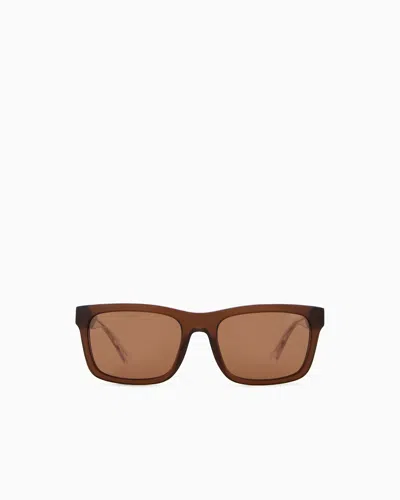 EMPORIO ARMANI MEN’S RECTANGULAR SUNGLASSES