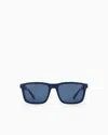 Emporio Armani Men's Rectangular Sunglasses In Blue