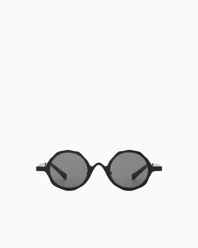 Emporio Armani Men's Round Sunglasses In Gray