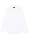 Emporio Armani Casablanca Better Days Multicolor Silk Long Sleeves Shirt In White