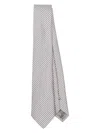 Emporio Armani Men's Silk Tie In Grey