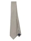 Emporio Armani Men's Silk Tie In Nude & Neutrals
