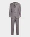 Emporio Armani Regular Fit Notch Lapel Suit In Medium Purple