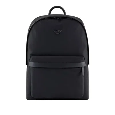 EMPORIO ARMANI MEN'S SINGLE SHOULDER BAG EMPORIO ARMANI - BACKPACK - BLACK