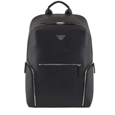 EMPORIO ARMANI MEN'S SINGLE SHOULDER BAG EMPORIO ARMANI - BACKPACK - BLACK