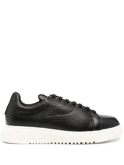 Emporio Armani Men's Sneakers In Black
