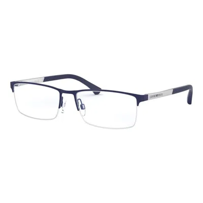 Emporio Armani Ea 1041 3131 55mm Unisex Rectangle Eyeglasses 55mm In Multi