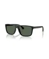 Emporio Armani Men's Square Sunglasses, Ea4033 In Black