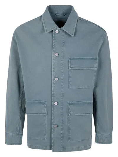 EMPORIO ARMANI MEN'S STRETCH COTTON JACKET
