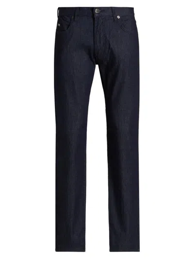 Emporio Armani Men's Stretch Cotton Jeans In Blue