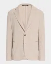 Emporio Armani Men's Stretch Techno Gabardine Sport Coat In Neutral