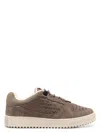 Emporio Armani Suede Leather Sneakers In Brown