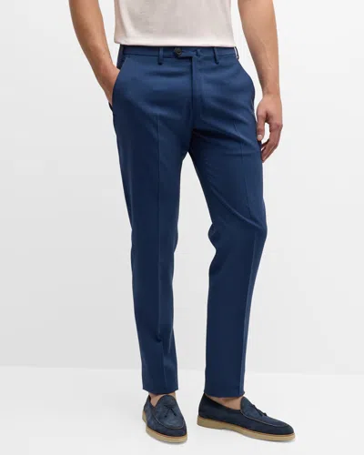 Emporio Armani Men's Suit Separate Pants In Medium Blue