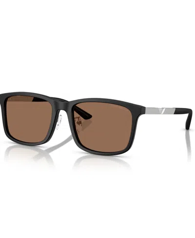Emporio Armani Men's Sunglasses Ea4241d In Matte Black