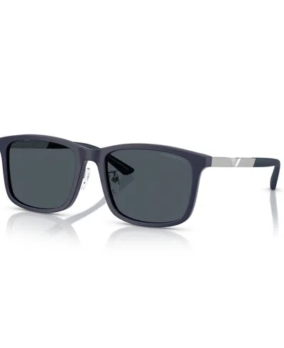 Emporio Armani Men's Sunglasses Ea4241d In Matte Dark Blue